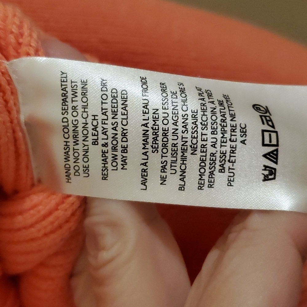 Free People Easy Street Crop Pullover Sweater In Guava Juice Size XS - Picture 9 of 10